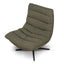 Black Lounge Chair - Verona Olive