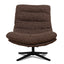 Black Lounge Chair - Amber weave