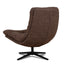 Black Lounge Chair - Amber weave