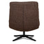 Black Lounge Chair - Amber weave