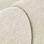 Dark Brown 3 Seater Sofa - Soft Beige