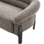 Black 3 Seater Sofa - Shadow Grey