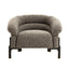 Black Armchair - Shadow Grey