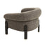 Black Armchair - Shadow Grey