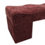 1.8m Ottoman Bench - Lila Burgundy