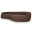 Right Chaise Sofa - Verona Cinnamon Weave