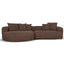 Left Chaise Sofa - Verona Cinnamon Weave