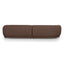 Left Chaise Sofa - Verona Cinnamon Weave