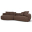 Left Chaise Sofa - Verona Cinnamon Weave