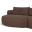 Left Chaise Sofa - Verona Cinnamon Weave