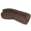 Left Chaise Sofa - Verona Cinnamon Weave
