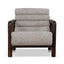 Fabric Lounge Chair - Multi Tone Neutral