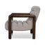 Fabric Lounge Chair - Multi Tone Neutral
