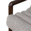 Fabric Lounge Chair - Multi Tone Neutral