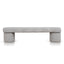 Ottoman Bench - Clay Grey