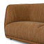 2 Seater Fabric Sofa - Ginger Brown