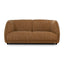 2 Seater Fabric Sofa - Ginger Brown