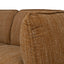2 Seater Fabric Sofa - Ginger Brown