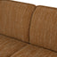2 Seater Fabric Sofa - Ginger Brown