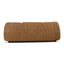 3 Seater Fabric Sofa - Ginger Brown