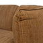 3 Seater Fabric Sofa - Ginger Brown