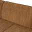 3 Seater Fabric Sofa - Ginger Brown