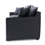 3 Seater Fabric Sofa - Charcoal Linen - Last one