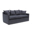 3 Seater Fabric Sofa - Charcoal Linen - Last one