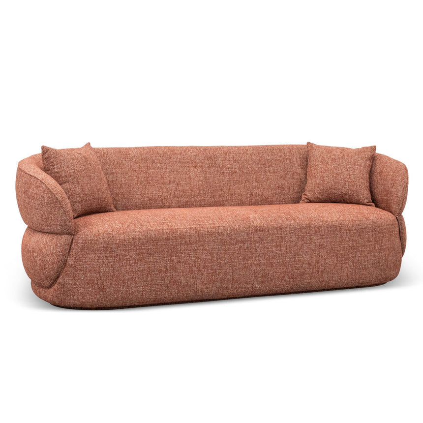 3 Seater Sofa - Moss Rust Orange