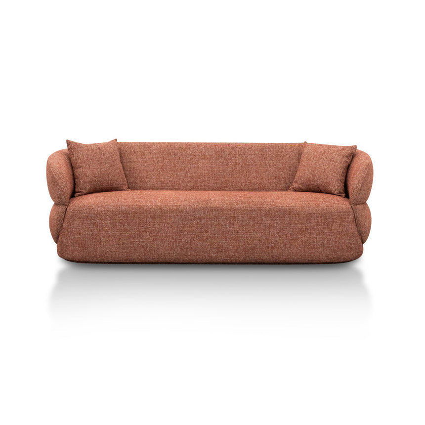 3 Seater Sofa - Moss Rust Orange