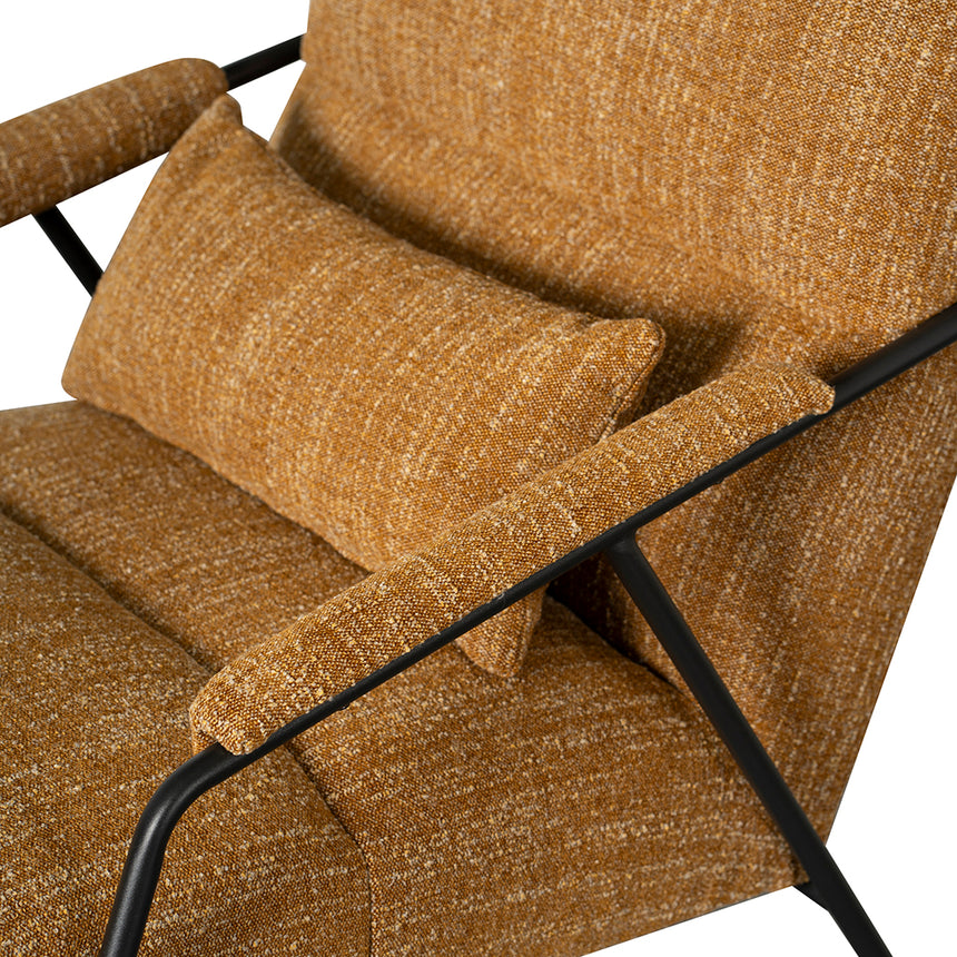 O Fabric Armchair - Ginger Brown