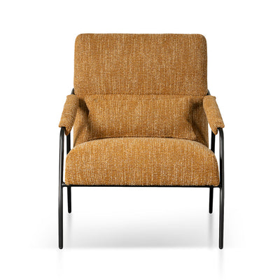 O Fabric Armchair - Ginger Brown