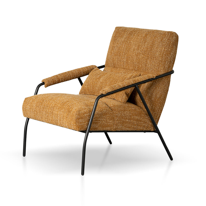 O Fabric Armchair - Ginger Brown