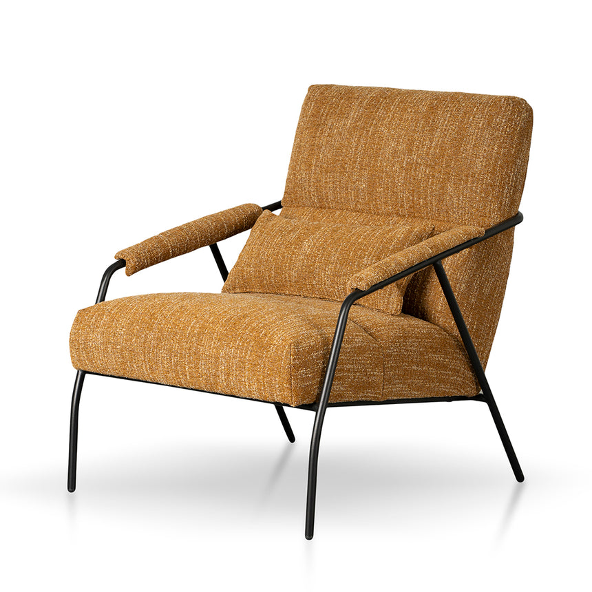 O Fabric Armchair - Ginger Brown