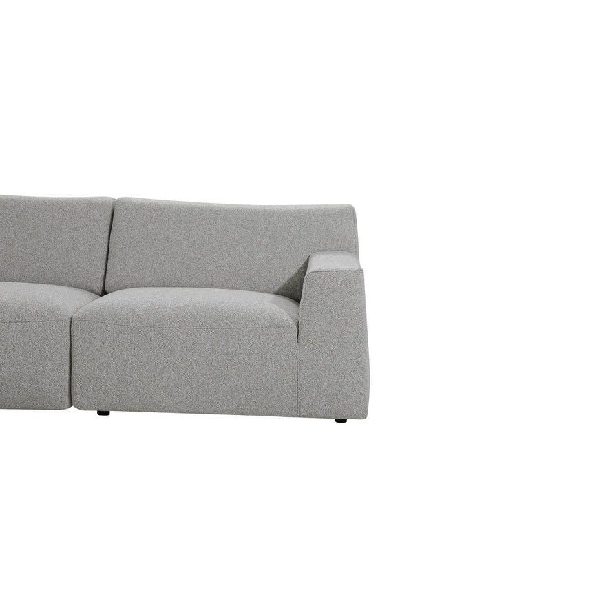 3 Seater Left Chaise Sofa - Clay Grey