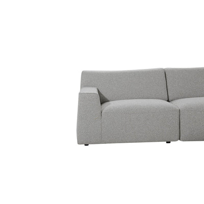 3 Seater Right Chaise Sofa - Clay Grey