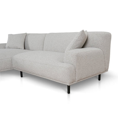 Left Chaise Sofa - Clay Grey