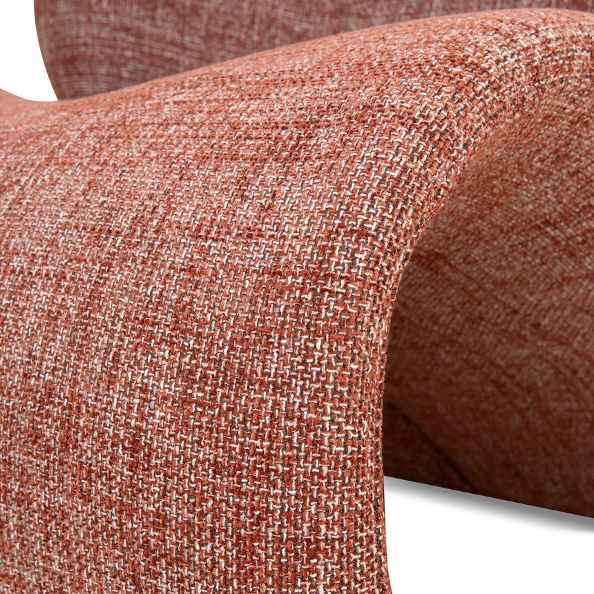 Lounge Chair - Moss Rust Orange