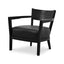 PU Armchair - Full Black