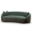 3 Seater Fabric Sofa - Moss Green