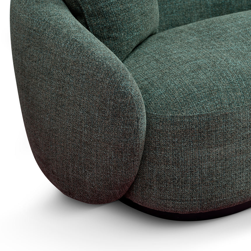 3 Seater Fabric Sofa - Moss Green