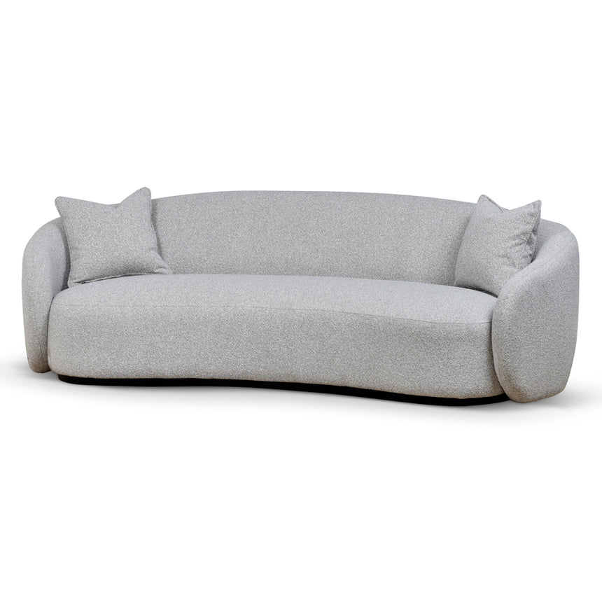 3 Seater Fabric Sofa - Clay Grey