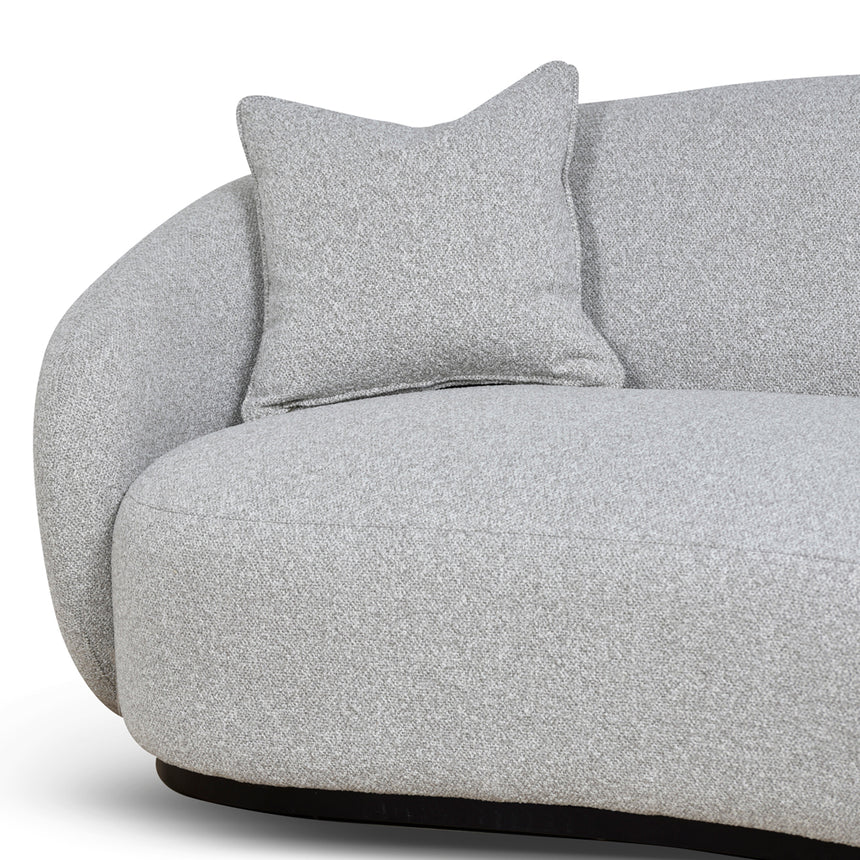 3 Seater Fabric Sofa - Clay Grey