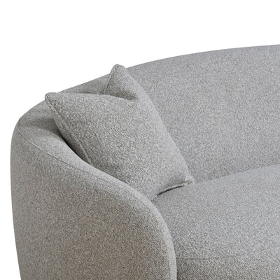 3 Seater Fabric Sofa - Clay Grey