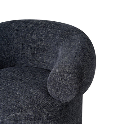 Fabric Armchair - Moss Navy