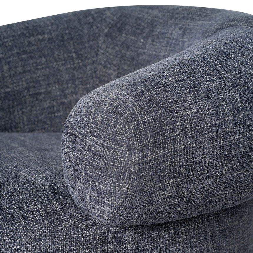 Fabric Armchair - Moss Navy