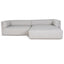 Right Chaise Sofa - Sterling Sand