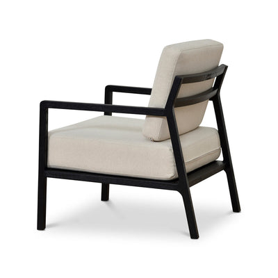 Black Elm Armchair - Light Beige