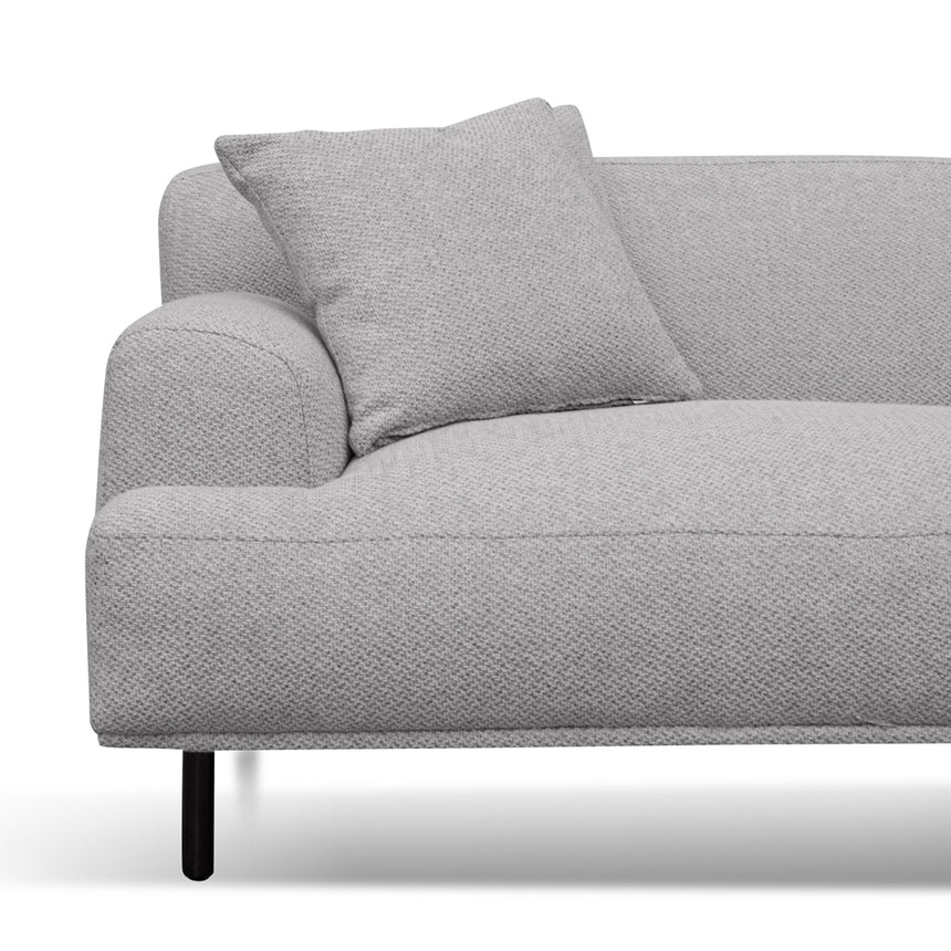 3 Seater Right Chaise Fabric Sofa - Sterling Sand