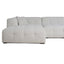 4 Seater Left Chaise Sofa - Pearl Boucle